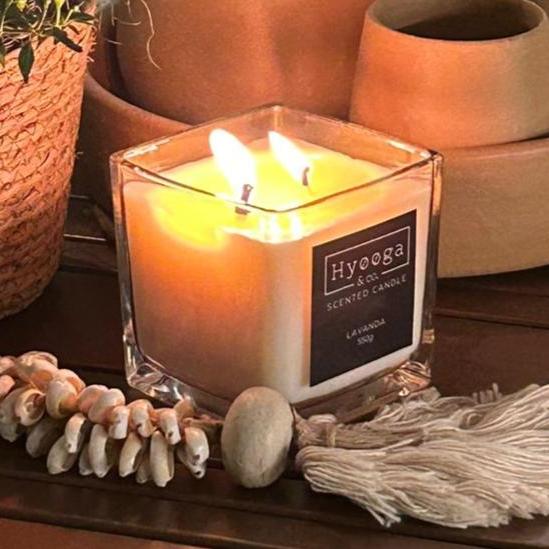 Vela Aromática Lavanda Grande 550g