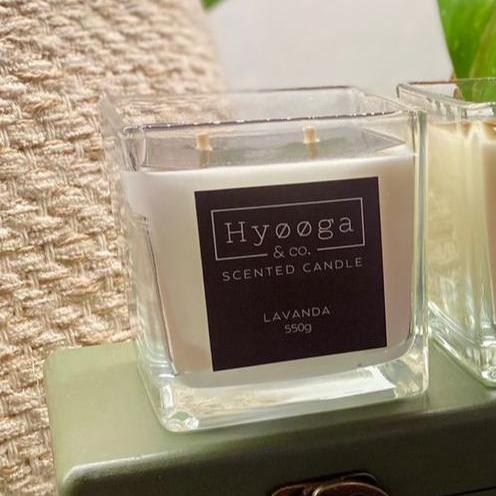 Vela Aromática Lavanda Grande 550g